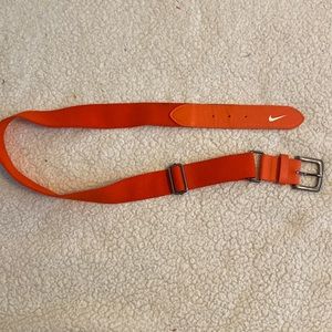 Nike Orange Adult Baseball Belt